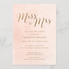 Convites Senhorita rosa e Dourada do Partido da Sra. Chá de