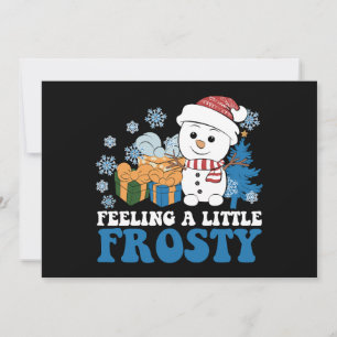 Convites Sentindo um pouco de neve gelada Natal