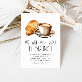 Convites Sentiremos Sua Falta De Um Brunch.
