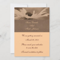 Sepia Black Eyed Susan Casamento Salvar A Data