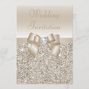 Convites Sequências de Champanhe de Casamento, Arco e Diama