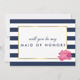 Convites Ser a minha placa de Madrinha de casamento  Marinh