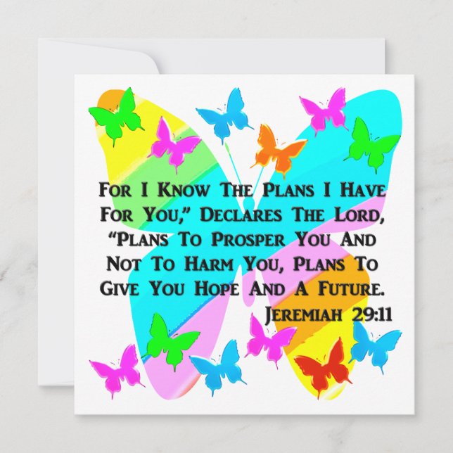 CONVITES SER INSPIRADO JEREMIAH 29:11 (Frente)