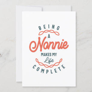 Convites Ser um nonnie faz minha vida um Dia de as mães com