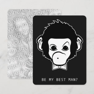 Convites será meu melhor homem senhor macaco?