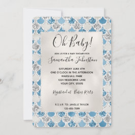 Convites Sereia das Turquesas de Prata