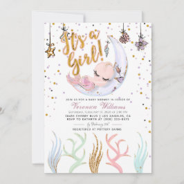 Convites Sereia É uma Chá de fraldas