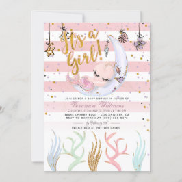 Convites Sereia É uma Chá de fraldas