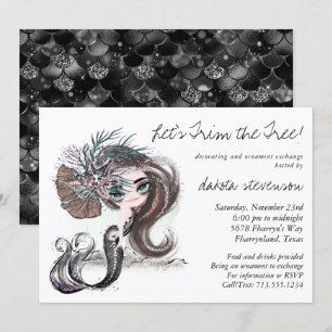 Convites Sereia Gótica   Nem Todos São Festas De Trim De 