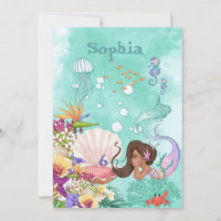 Sereia Idade Média Cabelo Escuro Sob O Aniversário