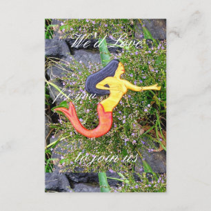 Convites sereia personalizada