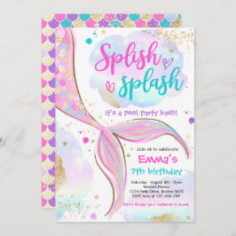 Convites Sereia Rosa, Piscina-Sereia, Sob O Mar