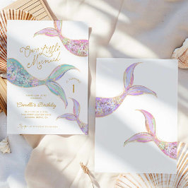 Convites Sereia sob o primeiro aniversario do mar