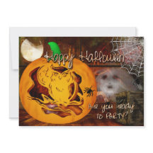 Sereias Assombradas ao Halloween Pumpkin Esculpind