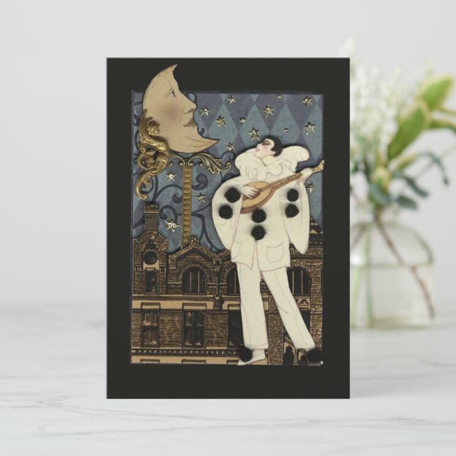 Convites Serenata do Luar (Em pé/Frente)