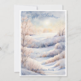 Convites Serenidade de Neve: Terra Maravilhosa Personalizáv