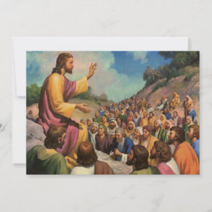 Convites Sermão da Montanha de Jesus Cristo, Religião Vinta