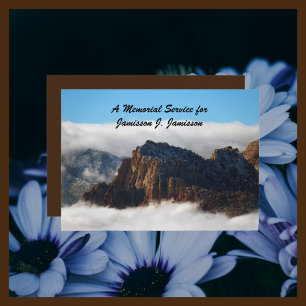 Convites Serviço Memorial, Vida de Celebração de Nuvens Nes