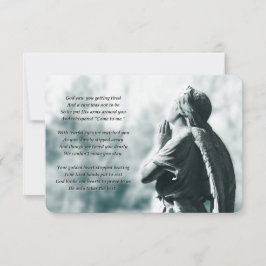 Convites serviços de memorial de oração de anjo