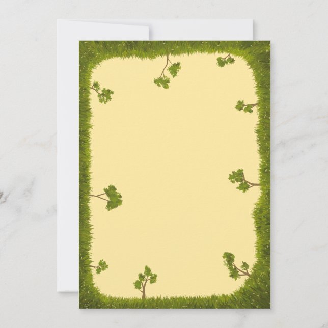 Convites Sesame Street - Big bird (Verso)