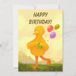 Convites Sesame Street - Grande pássaro