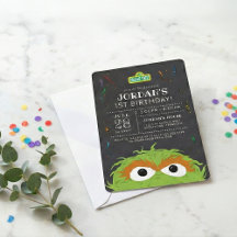 Sesame Street | Quadro de Aniversário do Oscar
