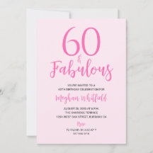 Sessenta e Fabuloso Rosa Corado 60º Aniversário