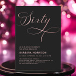 Convites Sessenta e Rosa Dourada 60º aniversário do Elegant<br><div class="desc">Celebre um marco notável com o Elegante Script Sessenta Rosa Dourado 60º Convite de Aniversário. Esta design maravilhosamente trabalhada combina uma escrita graciosa em tons de rosa-ouro contra um cenário sofisticado, criando um convite que é tão eterno quanto a própria celebração. Perfeito para uma na moda e memorável 60ª festa...</div>