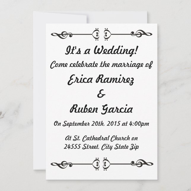 Convites Seta de Música (Frente)