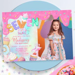 Convites sete é tão doce