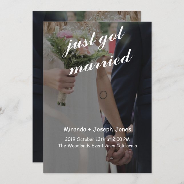 Convites seu fundo de fotos (Frente/Verso)