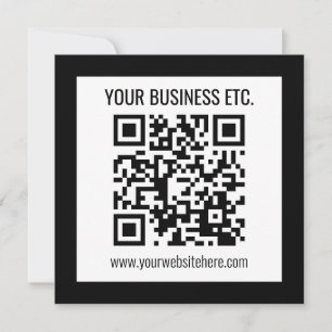 Convites Seu Nome Comercial & Código QR Editável