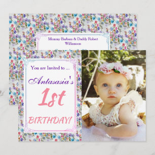 Convites SEU primeiro aniversario CONVIDA