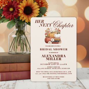 Convites Seu Próximo Capítulo Queda Chá de panela Storybook