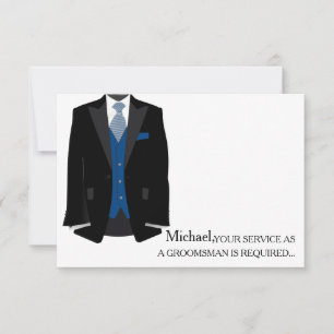 Convites Seu Serviço Como Padrinho de casamento Necessári