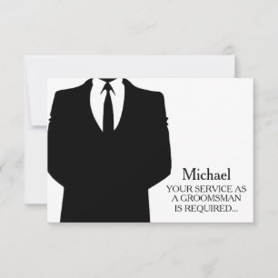 Convites Seu Serviço Como Padrinho de casamento Necessári