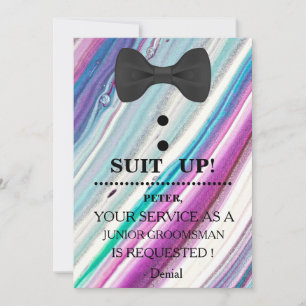 Convites Seu Serviço como Solicitação de Padrinho de casame