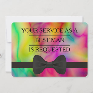 Convites Seu serviço como um Padrinho de casamento de melho