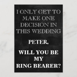 Convites Seu serviço como uma solicitação de RING BEARER