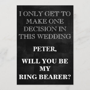 Convites Seu serviço como uma solicitação de RING BEARER