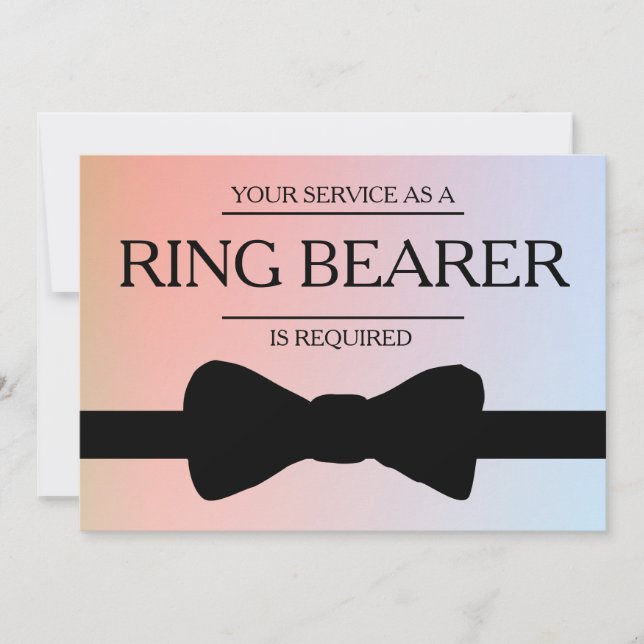 Convites Seu serviço é solicitado como melhor Padrinho de c (Frente)