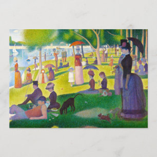 Convites Seurat La Grande Jatte