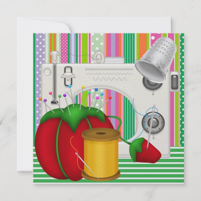 Convites Sew So Bonito Invite - SRF (Frente)