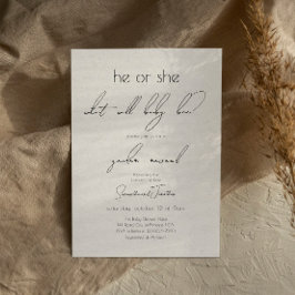 Convites Sexo de Script Moderno Revela Chá de fraldas Que E