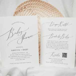 Convites Sexo Imunológico Neutro   Tudo em um Chá de fralda