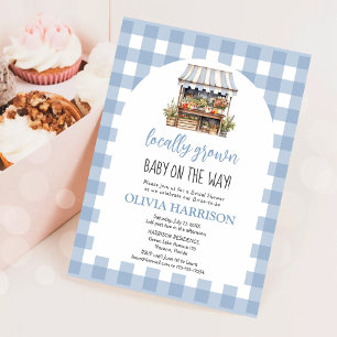 Convites Sexo Neutro de Chá de fraldas Localmente Crescido