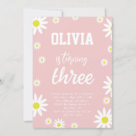 Convites Sexo Neutro de Daisy Party Boho White