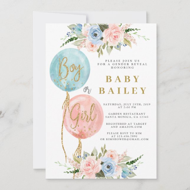 Convites Sexo revela (Frente)