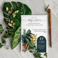 Sexo selvagem tropical Elegante Sexo neutro Chá de