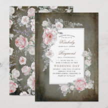 Shabby Vintage Floral Casamento em Descanso